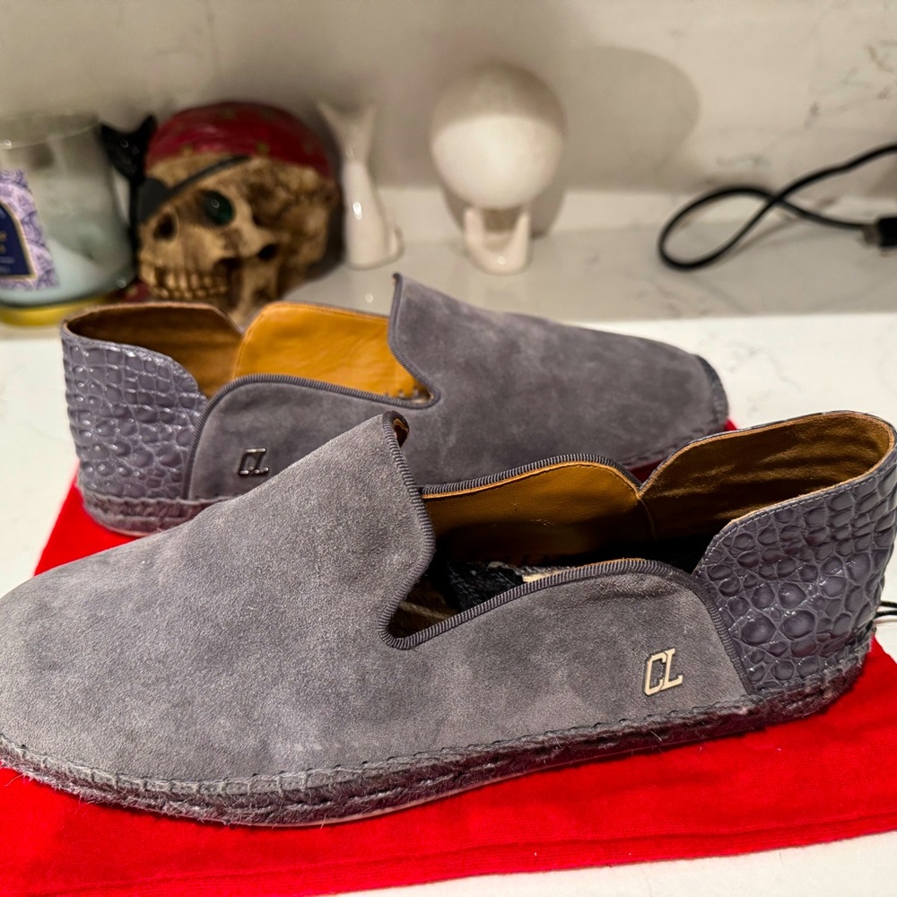 Espadons Grey Christian Louboutins